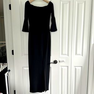 Black evening dress